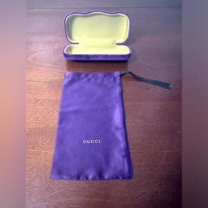 GUCCI | Hard Glasses Case W/Pouch